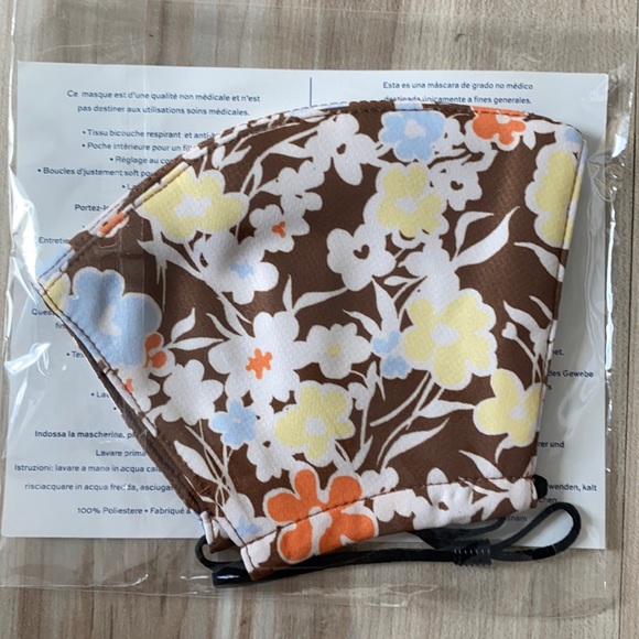 ❤️ Tory Burch Floral Printed Face Mask New